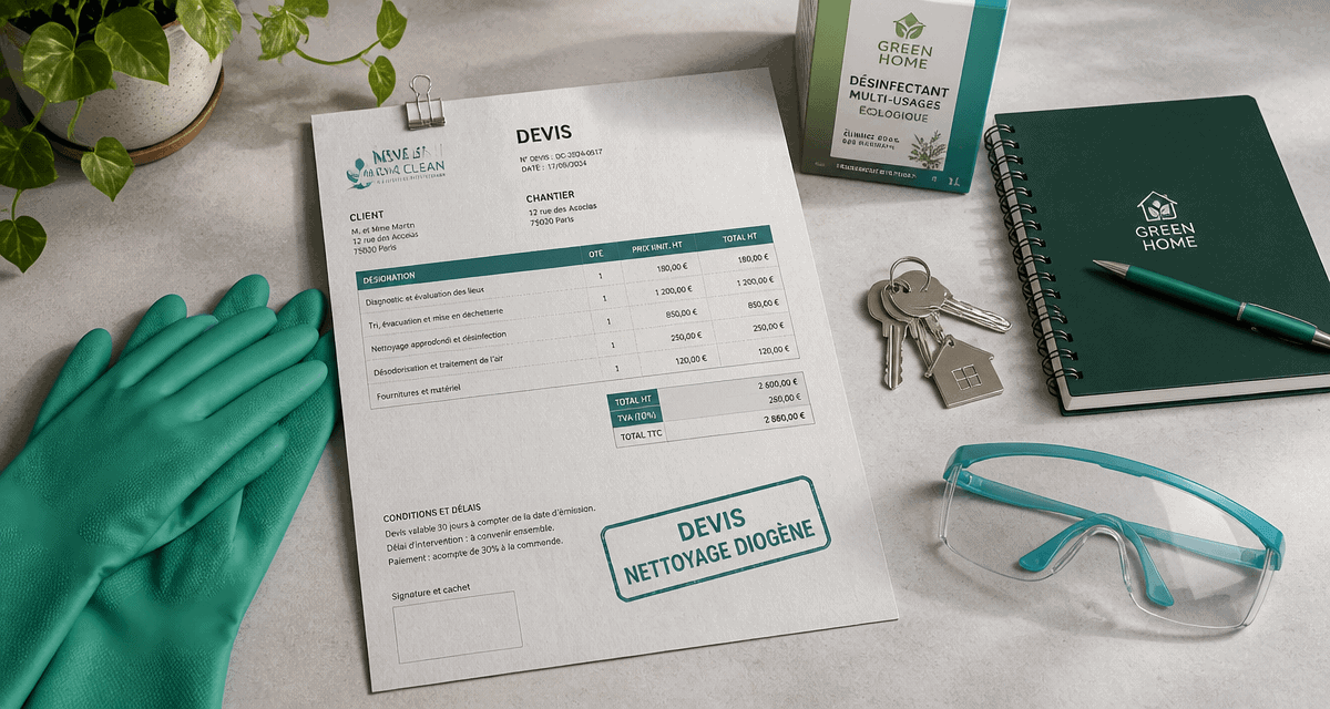tarif nettoyage diogene devis et gants