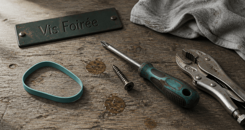 visse foirer extraire outils