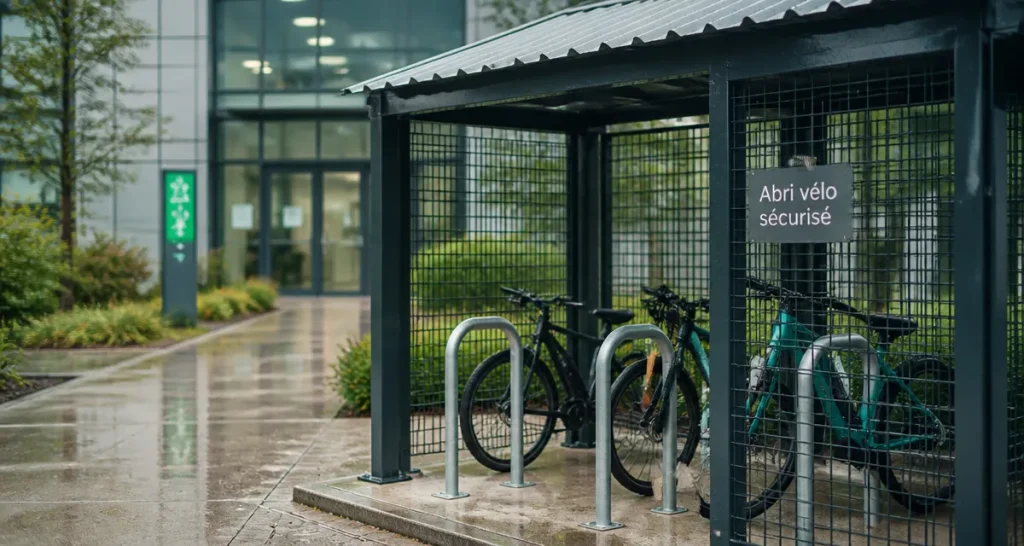 Abri vélo sécurisé : abris velo fermés contre vol et rouille