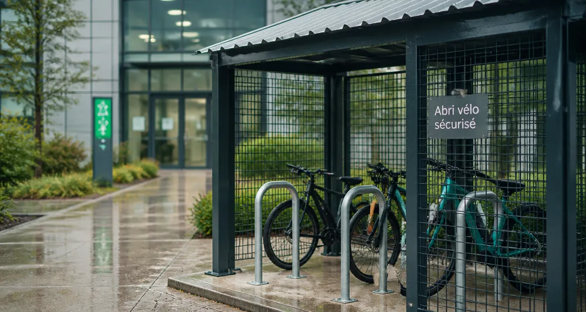 Abri vélo sécurisé : abris velo fermés contre vol et rouille