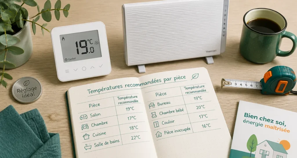 comment régler un radiateur électrique à inertie 19°C salon