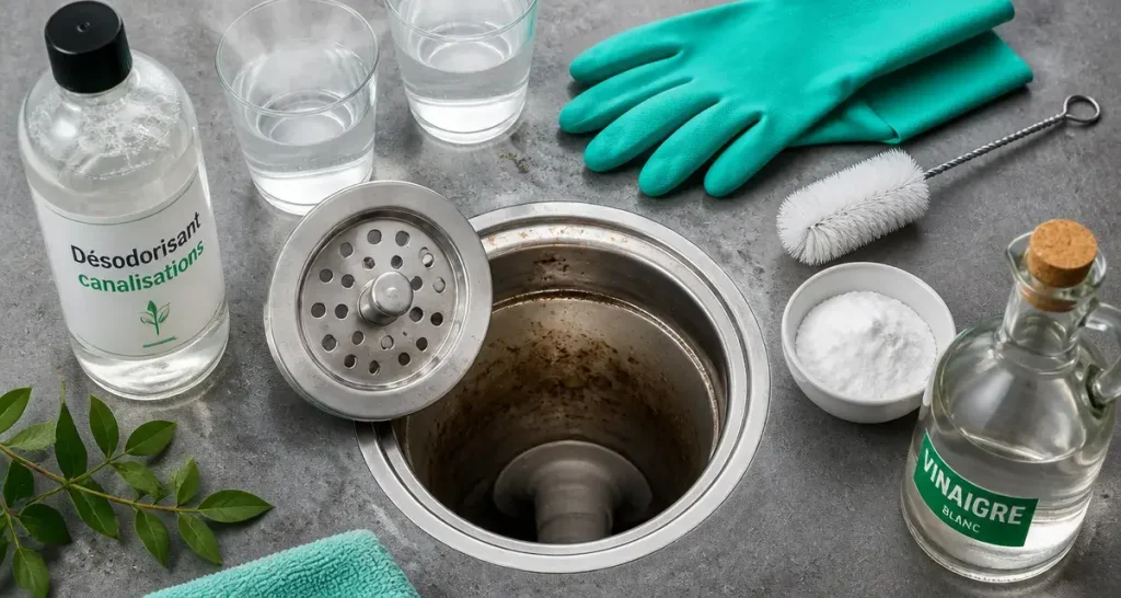 Désodorisant canalisation pour neutraliser les odeurs, sans abîmer les tuyaux