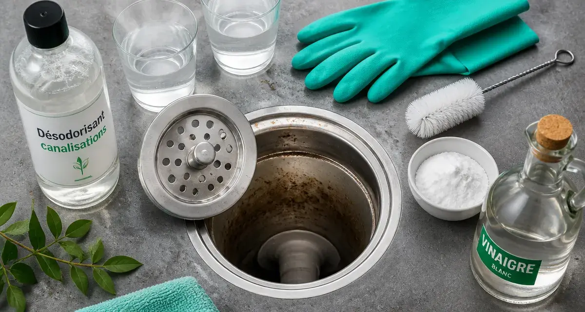 Désodorisant canalisation pour neutraliser les odeurs, sans abîmer les tuyaux