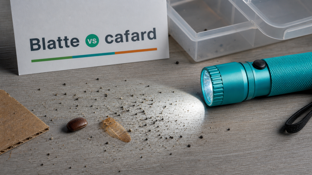 Différence entre blatte et cafard : 4 signes et traces d’infestation