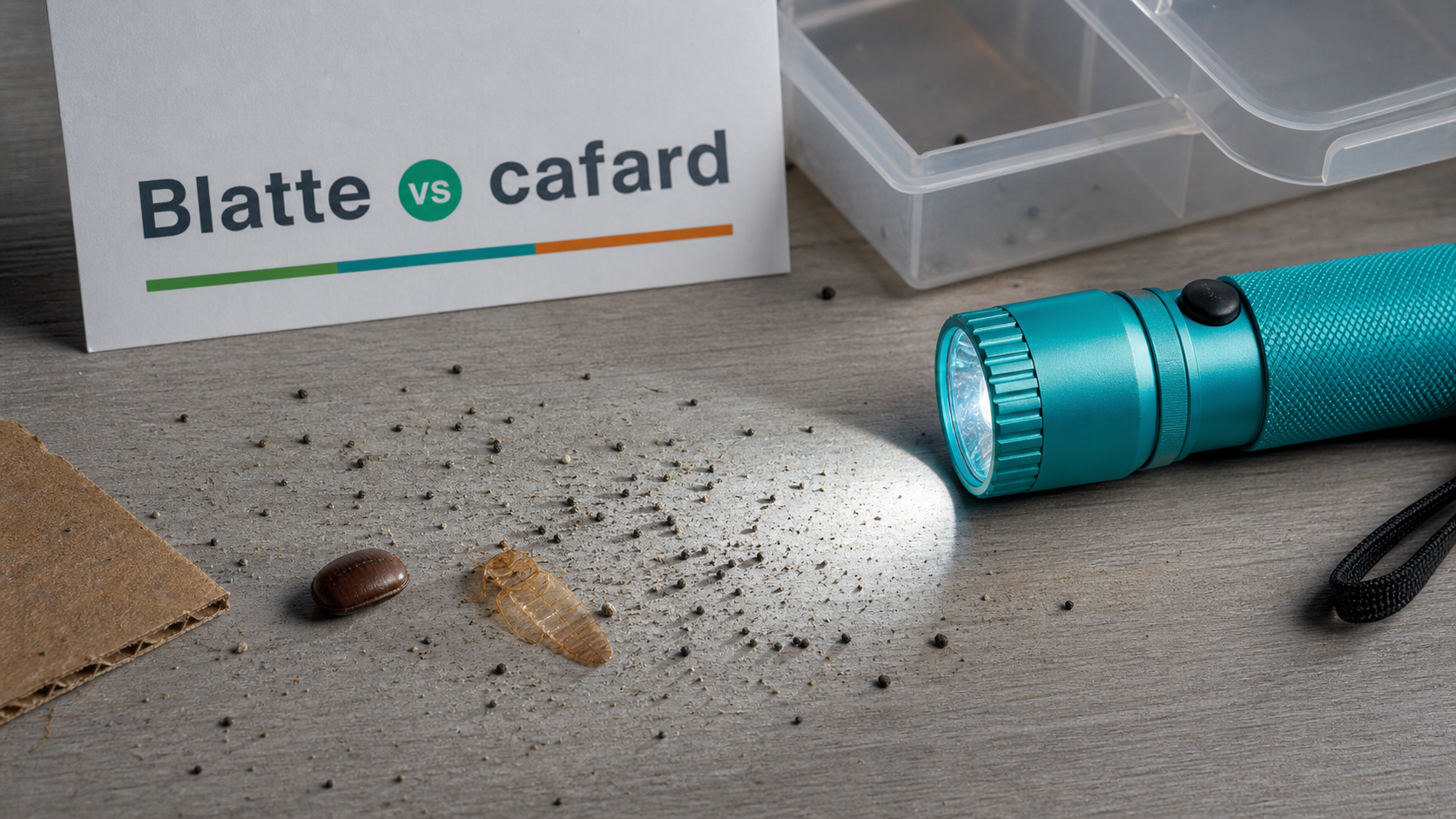 Différence entre blatte et cafard : 4 signes et traces d’infestation