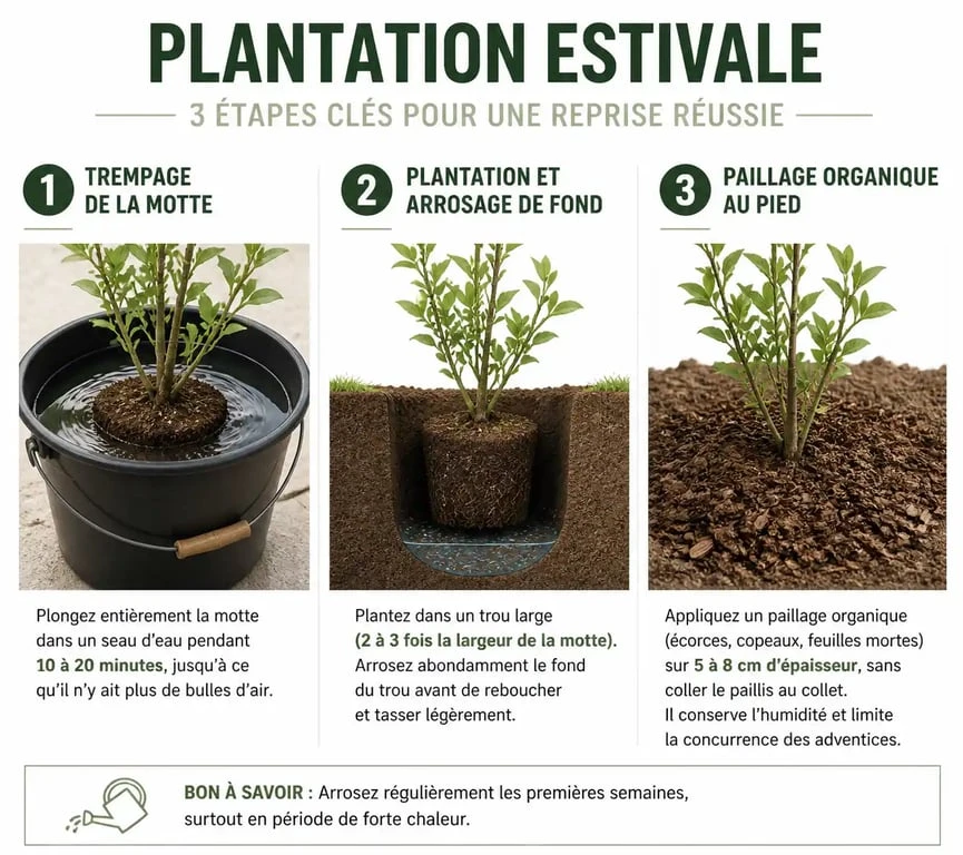 Étapes de plantation de fleurs en juillet et août pour réussir son jardin malgré la chaleur
