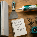 isoler phoniquement un mur mitoyen échantillon et outils