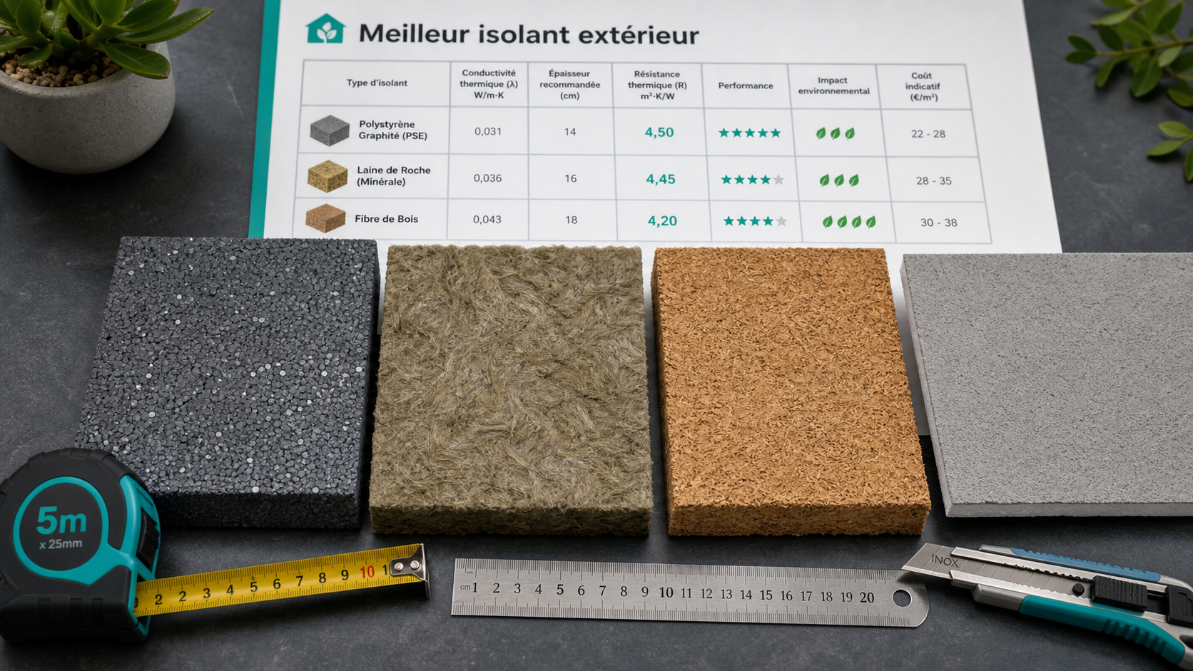 Meilleur isolant exterieur ITE : panneaux isolants et performances