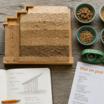 Mur en pisé matériaux terre outils