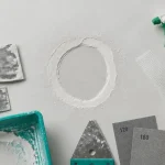 Platre pour reboucher un trou au plâtre, réparation invisible et ponçage