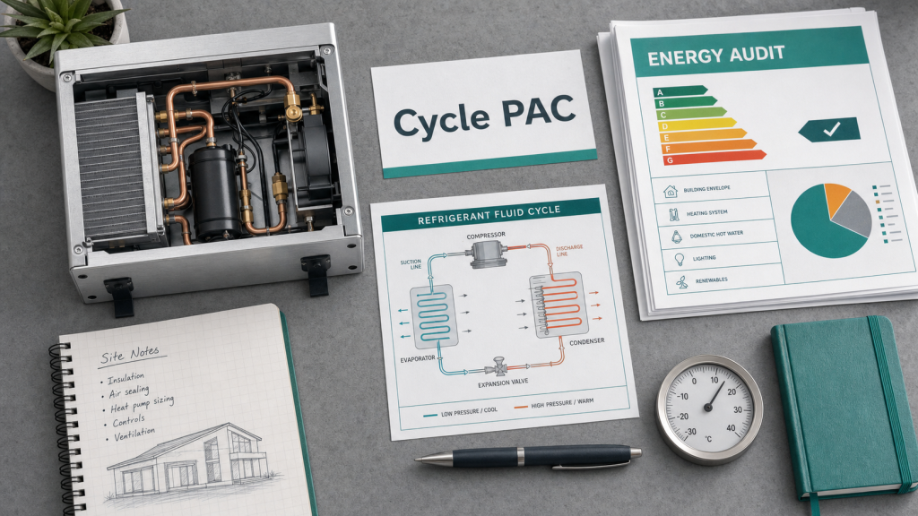 Pompe à chaleur : comment ça marche, cycle thermodynamique et types d’installations