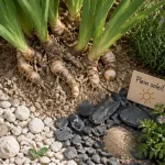 Que mettre au pied des iris : plantes compagnes et paillis idéal
