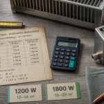Quelle puissance radiateur par m2 : calcul en W/m²