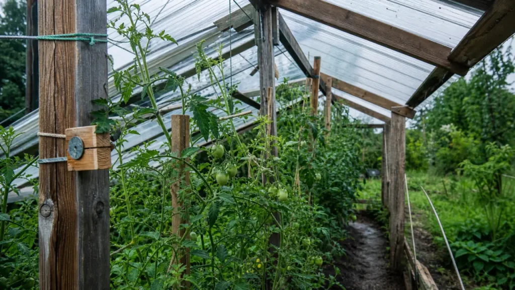 Abri à tomates fait maison : 20 cm de pente et 4 étapes pour garder le feuillage au sec
