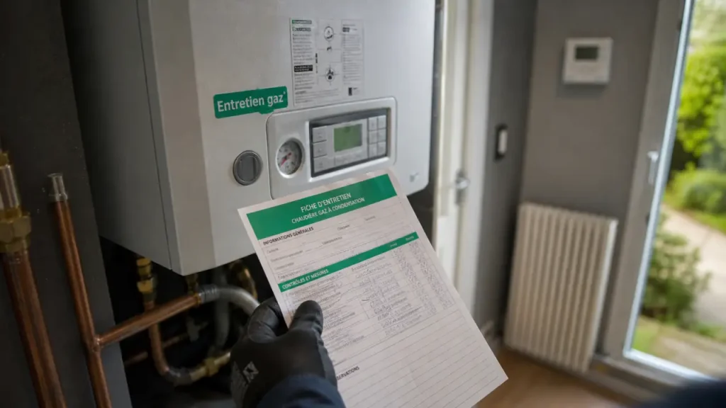 Chauffage maison gaz : fiche d’entretien pour chaudière à condensation