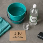 Laver les sols au vinaigre blanc : dilution 1:10