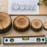 Que faire avec des rondins de bois dans le jardin : bordure, banc, chemin