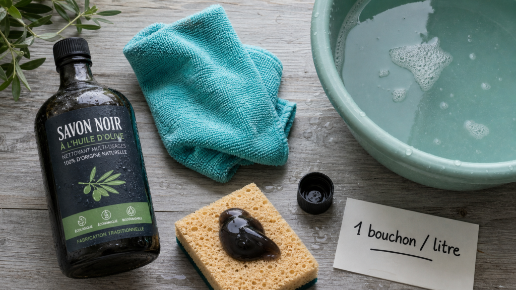 Utilisation du savon noir : dosage maison, jardin et peau