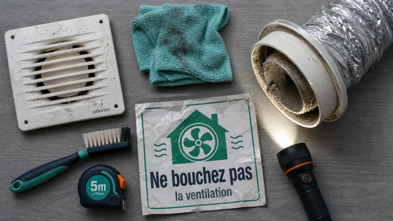 Boucher VMC : bruit, humidité et risques au gaz