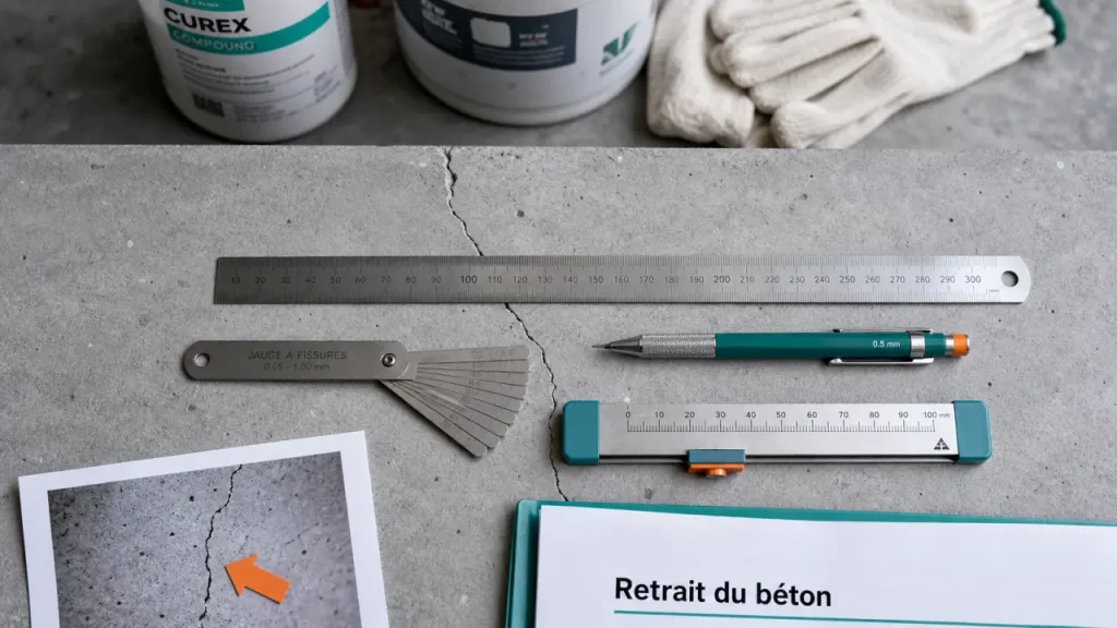 Dalle béton qui fissure au séchage : retrait, 0,2 mm et signaux d’alerte