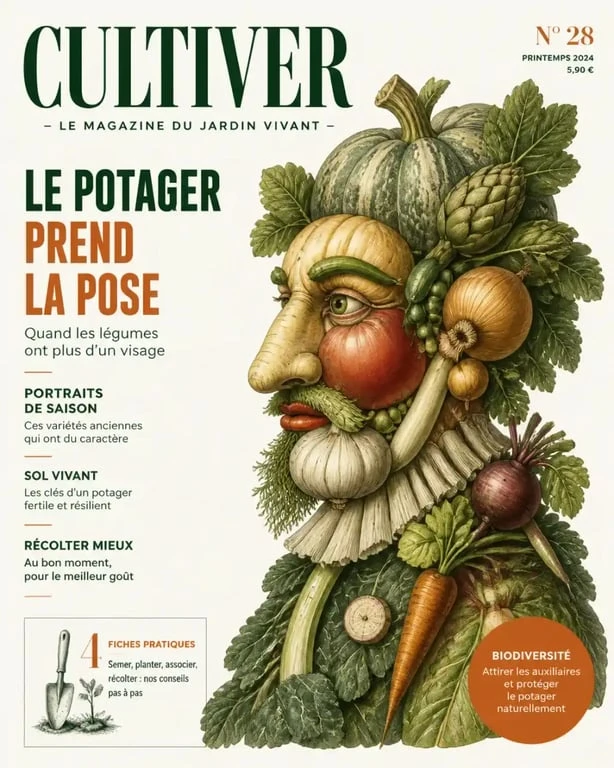 Illustration onirique de Patate et le jardin potager, court métrage d'animation de Folimage.
