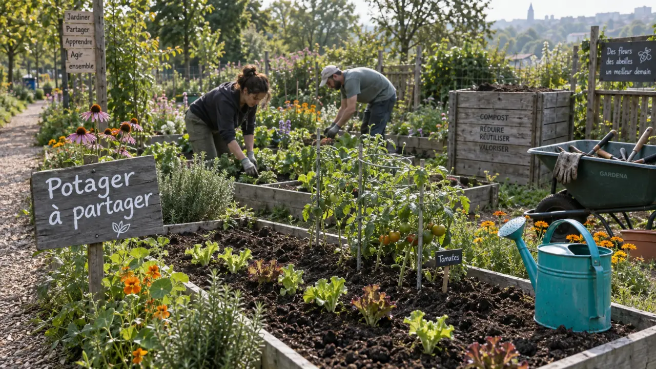 Jardin potager Neuilly-Plaisance : parcelle collective