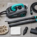 Meilleur nettoyeur vapeur pour murs et plafonds : traîneau 3,5–6 bars avec microfibres