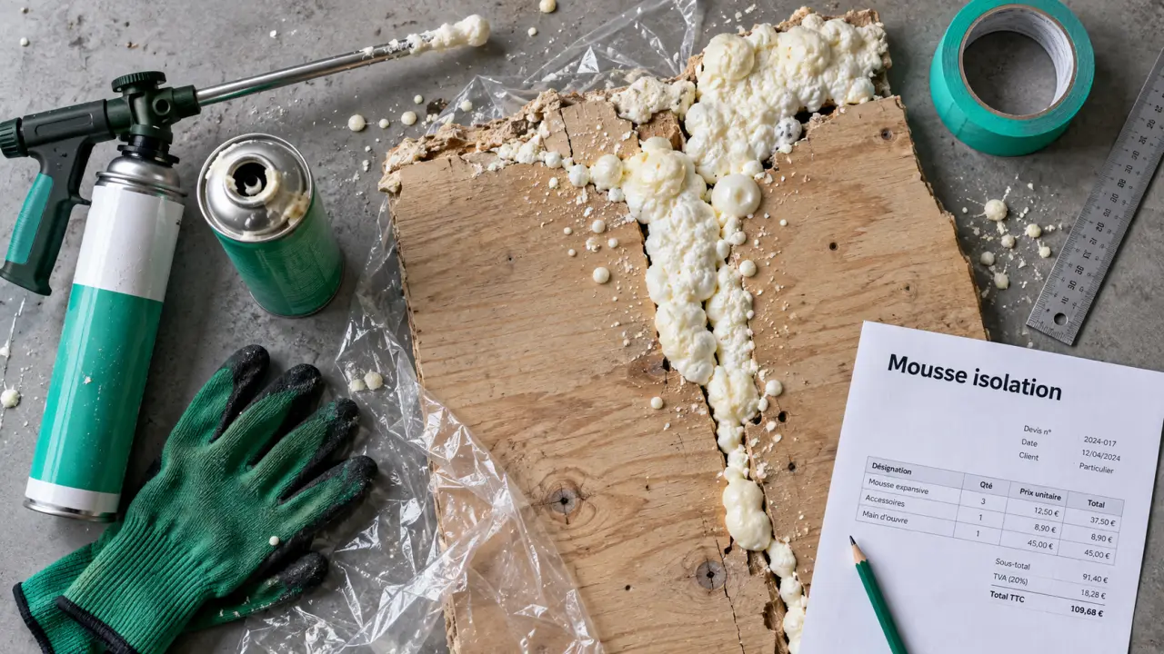 Mousse pour isolation thermique : cellules ouvertes ou fermées, pour isoler une paroi