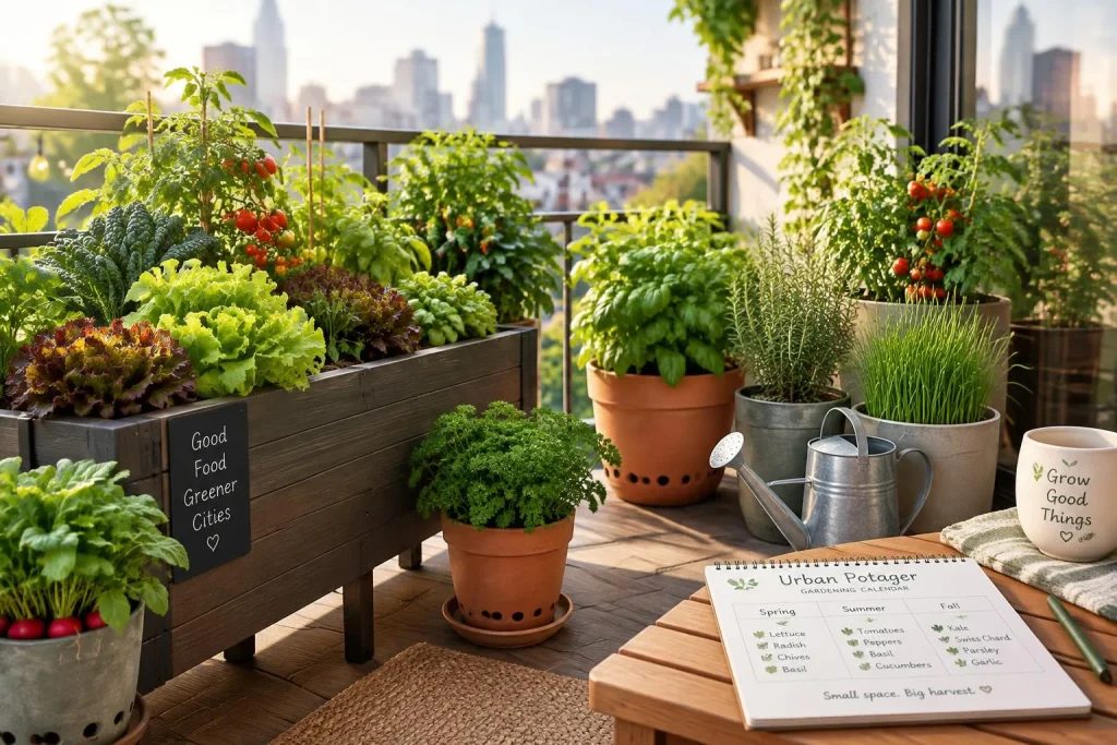 Potager urbain : balcon plein sud, pas obligatoire