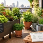 Potager urbain : balcon plein sud, pas obligatoire