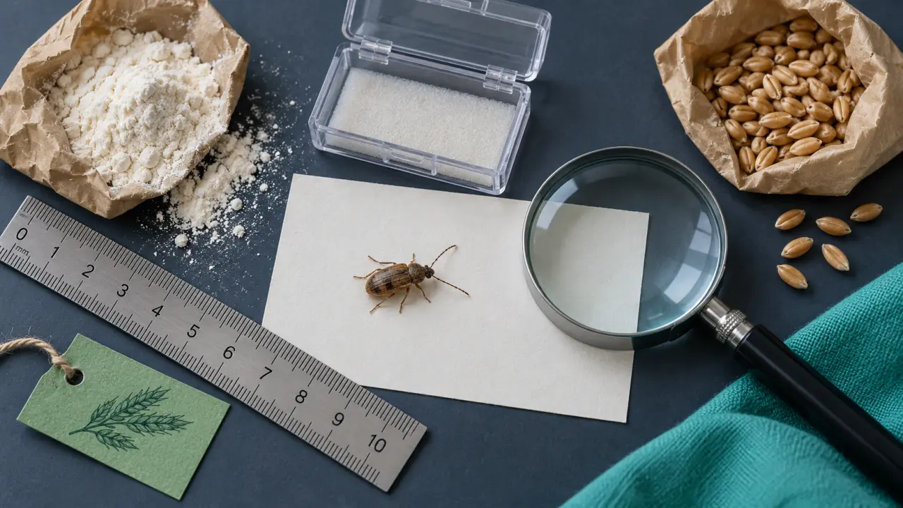 Petite insecte marron maison : indices et mesure