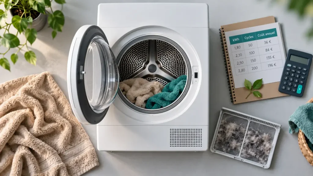 Sèche-linge économique : la pompe à chaleur gagne à l’usage, pas toujours à l’achat