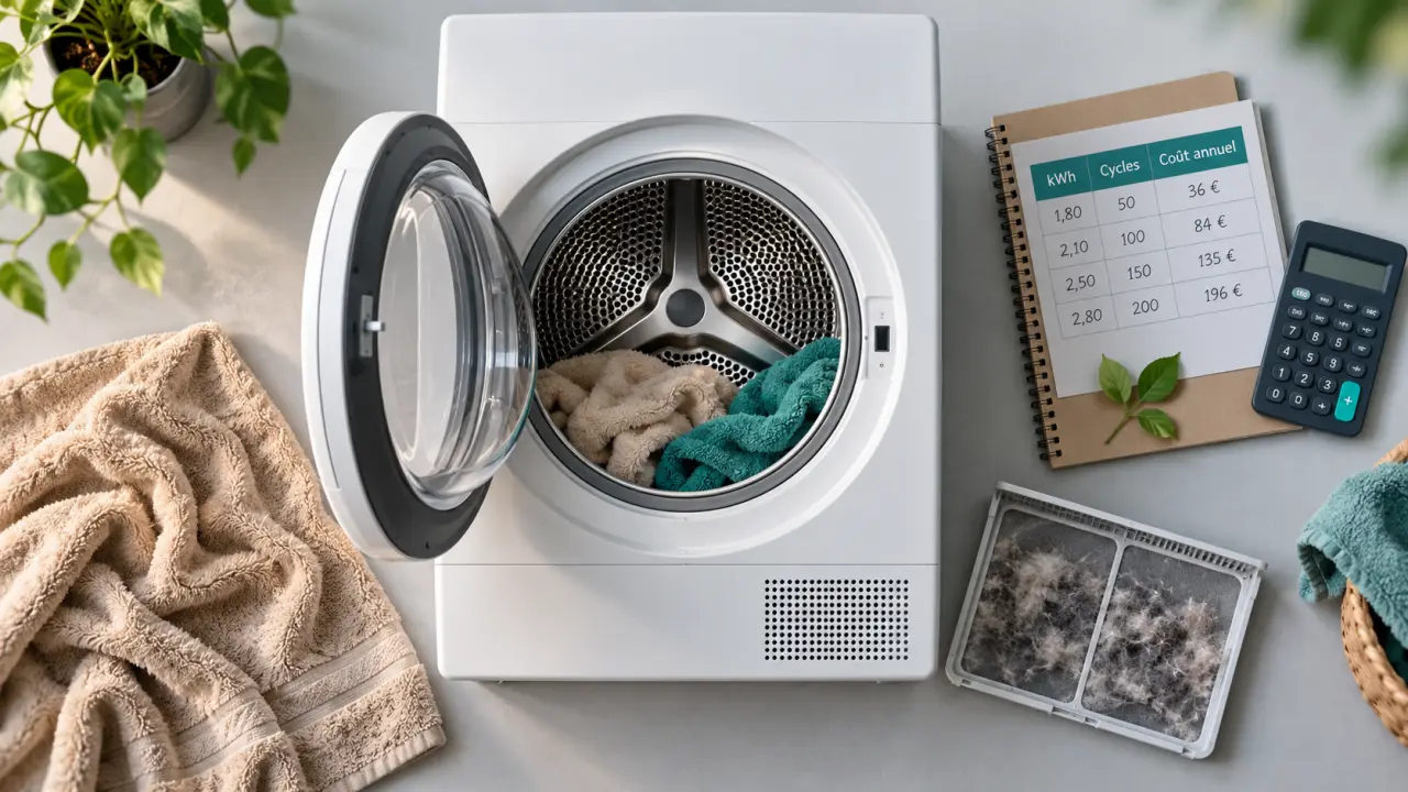 Sèche linge économique avec pompe à chaleur, coût et usage